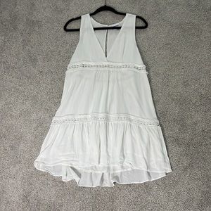 White tank top summer dress